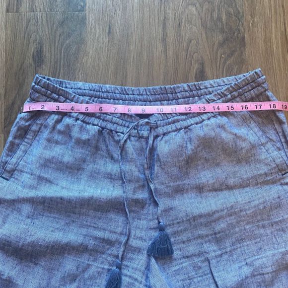 Talbots Drawstring Linen Pants - Picture 6 of 6